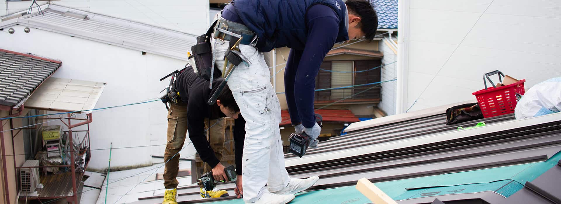 京都での屋根修理・屋根リフォーム・屋根板金工事など、山口板金の施工実績