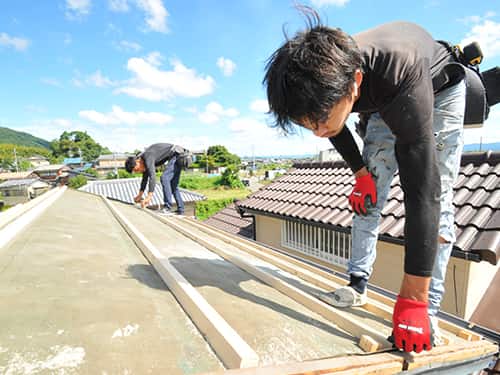 屋根葺き替え工事｜山口板金の屋根修理サービスメニュー