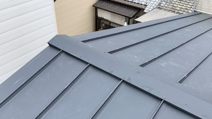 左京区にて新築屋根工事