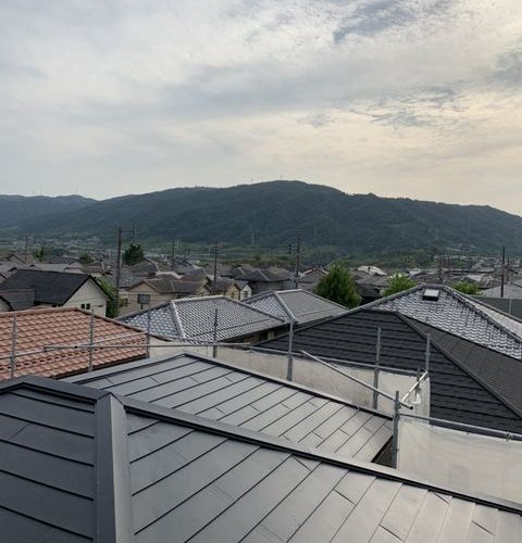 京都市西京区にて屋根修理 ~カバー工法~