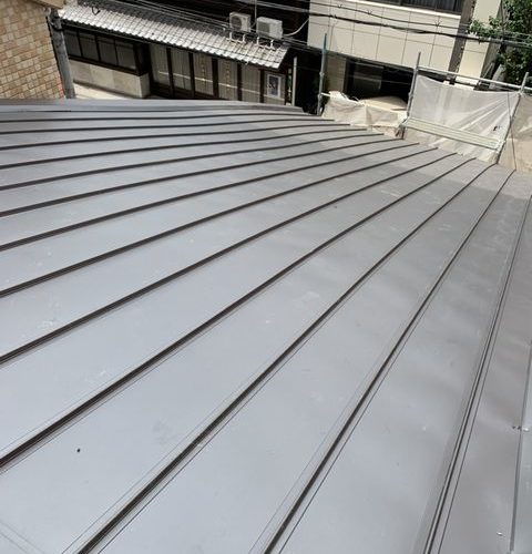 京都市中京区にて 屋根修理