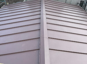 京都市伏見区の瓦棒屋根葺き替え工事　完工