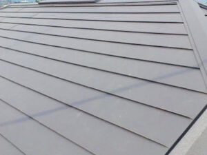 京都市南区にて瓦屋根から横葺屋根への葺き替え工事