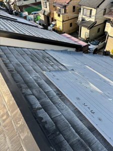 カバー工法では、既存屋根をそのまま屋根下地として利用