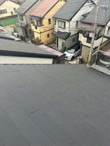 京都府長岡京市にてスレート屋根から金属屋根へのカバー工法