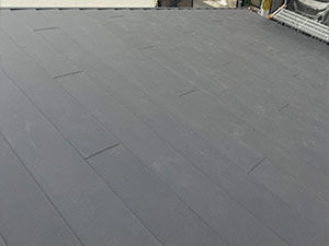 長岡京市にて屋根修理〈スレート屋根カバー工法〉 施工後