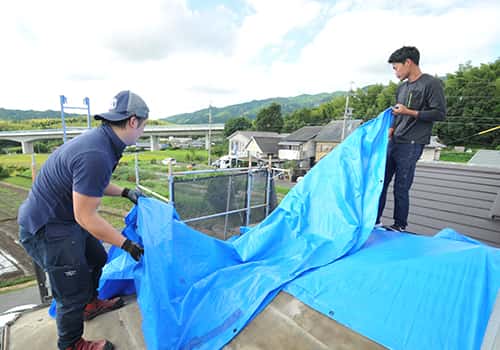 山口板金では、皆様の不安を煽るような屋根修理の営業は決していたしません。
