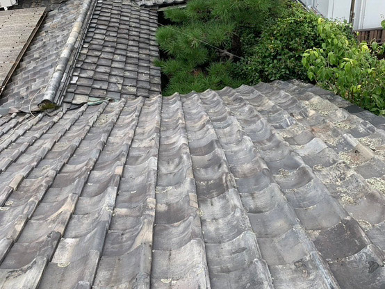 京都市右京区雨漏り修理前