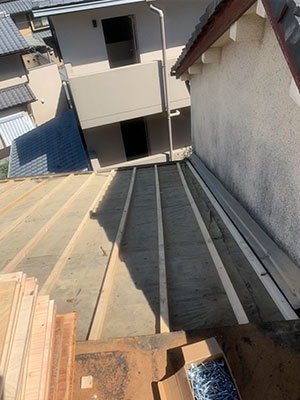 構造用合板12mmを施工