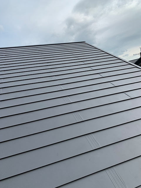 長岡京市でカラーベストのカバー工法 施工後