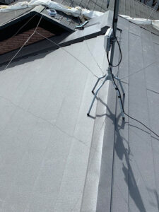 瓦からスーパーガルテクトへの葺き替え工事 スーパーガルテクト葺き