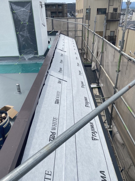 マンション屋根工事前