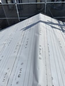 ルーフィング設置