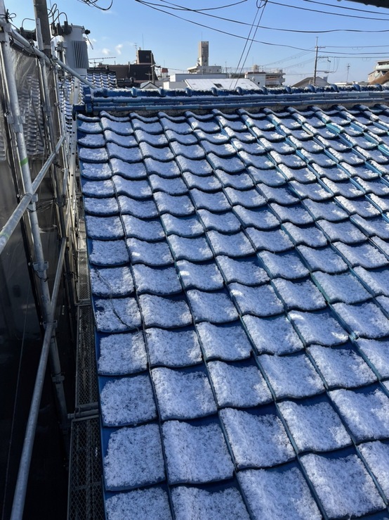 瓦屋根葺き替え施工前
