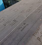 城陽市にて新築のガルバリウム鋼板立平葺き工事　ルーフィング施工