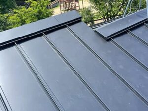 京都市山科区にて瓦屋根雨漏り修理〈立平葺きへ葺き替え工事〉