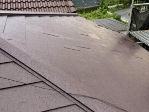 京都市西京区大原野にて葺き替え工事〈モニエル瓦からスーパーガルテクト〉