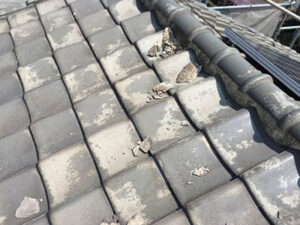 京都市南区にて瓦からジンカリウム鋼板への葺き替え工事