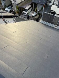 長岡京市にて屋根カバー工法