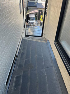 京都府長岡京市にてスレート屋根から金属屋根へのカバー工法