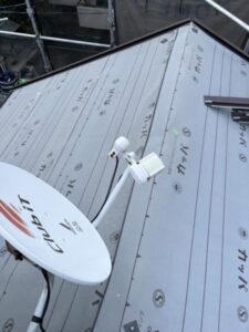 京都市左京区にて屋根修理〈スレート屋根からスーパーガルテクト〉