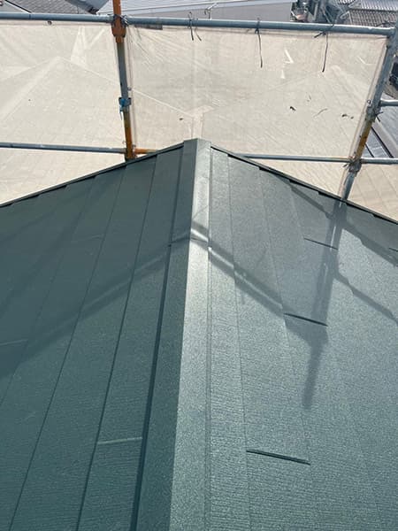 宇治市雨漏り修理（葺き替え）施工後