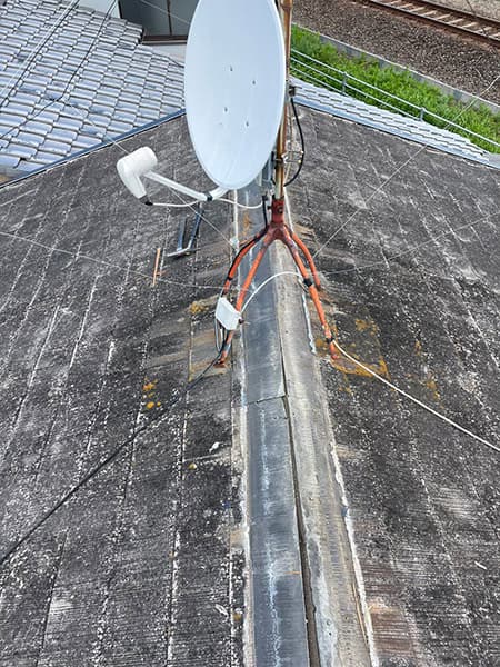 西京区雨漏り修理施工前