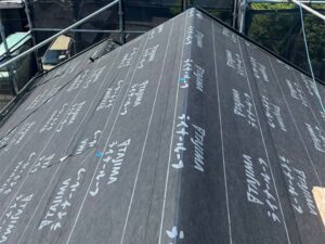 ルーフィングの施工