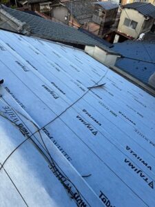 ルーフィングの施工