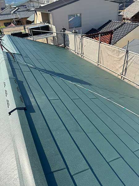 京都市右京区太秦にてカバー工法施工後