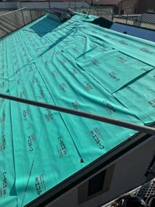 ルーフィングの施工