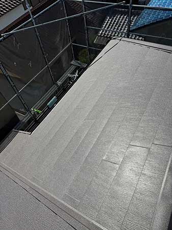 スーパーガルテクトの施工