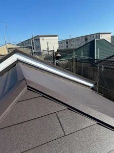 長岡京市屋根修理（カバー工法）施工後