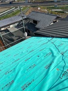 ルーフィングの施工