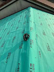 ルーフィング施工