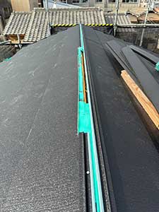 スーパーガルテクトの施工