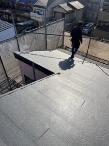 スーパーガルテクト施工