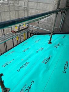 ルーフィング施工