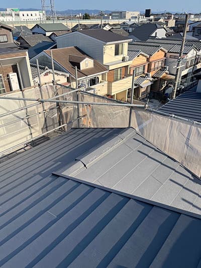 換気棟の取り付け