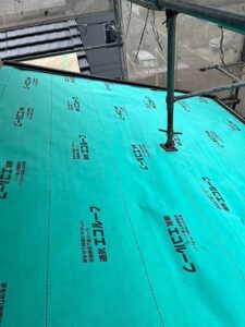 ルーフィング施工