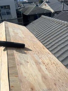 野地板増し張り