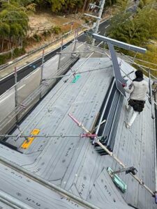 スーパーガルテクトの施工