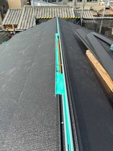 換気棟の取り付け