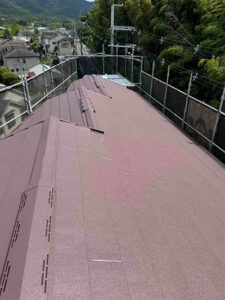 伏見区にて雨漏り修理（カバー工法）施工後