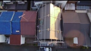 京都市伏見区に屋根修理・外壁塗装〈スーパーガルテクトへのカバー工法〉 施工後