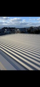 京都市伏見区にて倉庫屋根修理