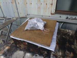 煙突工事 施工前