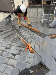 福知山カバー工事 施行中