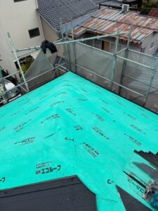 福知山カバー工事 施行中