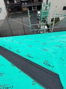 福知山カバー工事 施行中